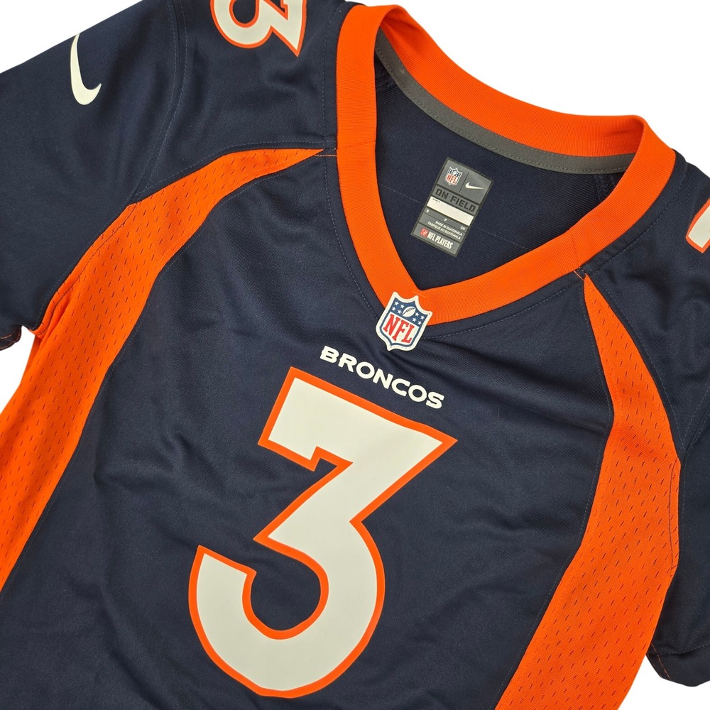 Nike New Small‎ Russell Wilson Denver Broncos Jersey Womens Navy NFL On Field